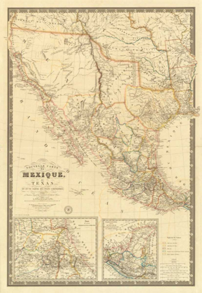 Picture of NOUVELLE CARTE DU MEXIQUE, DU TEXAS, 1840