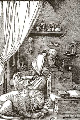 Picture of ST JEROME IN HIS CELL