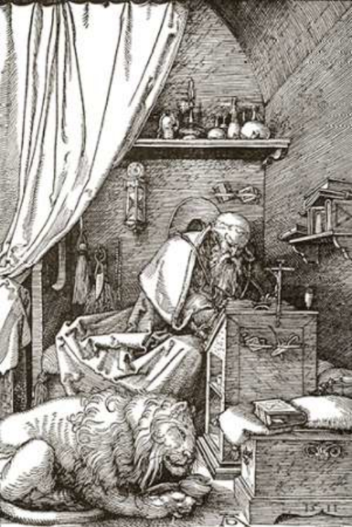 Picture of ST JEROME IN HIS CELL