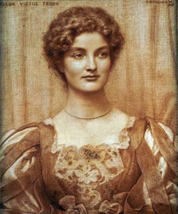 Picture of PORTRAIT OF HILDA VIRTUE TEBBS