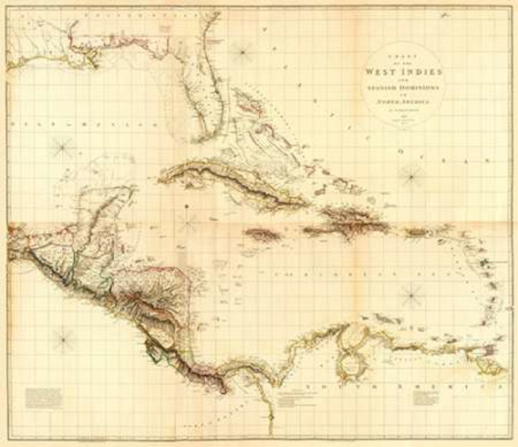 Picture of COMVINTAGEITE: WEST INDIES, 1810