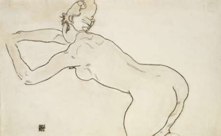 Picture of FEMALE NUDE KNEELING