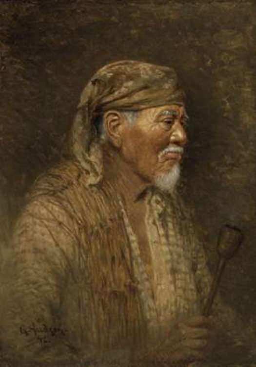 Picture of PORTRAIT OF A POMO CHIEF