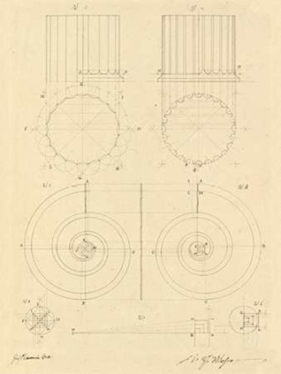 Picture of PLATE 6 FOR ELEMENTS OF CIVIL ARCHITECTURE, CA. 1818-1850