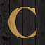 Picture of GOLD ALPHABET C