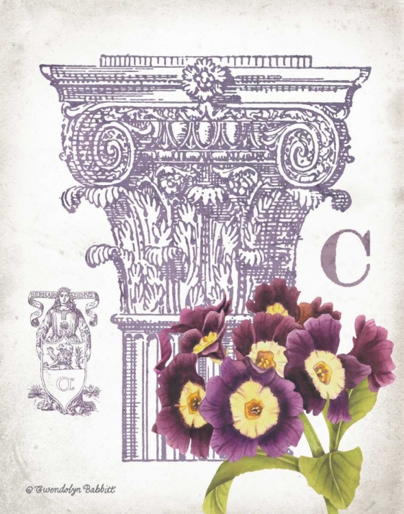 Picture of COLUMN AND FLOWER C