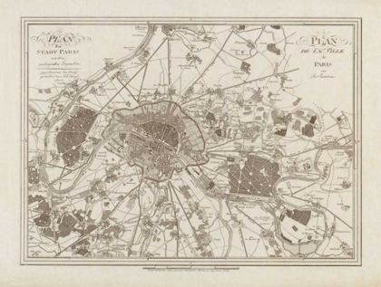 Picture of 1805 PARIS MAP