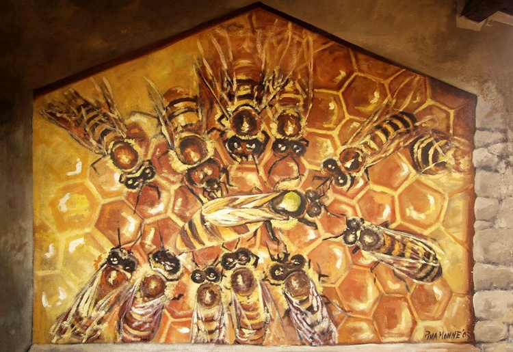 Picture of MURALS-QUEEN-BEES-HIVE-SARDINIA