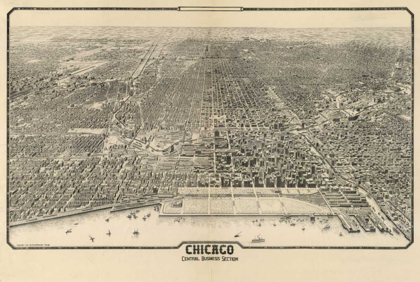 Picture of 1910 CHICAGO MAP