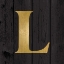 Picture of GOLD ALPHABET L