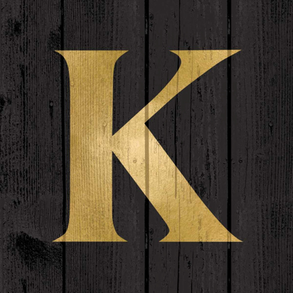 Picture of GOLD ALPHABET K