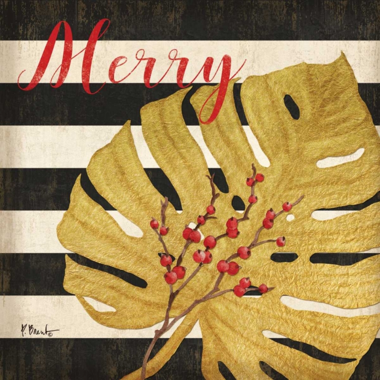 Picture of HOLIDAY PALM LEAF II