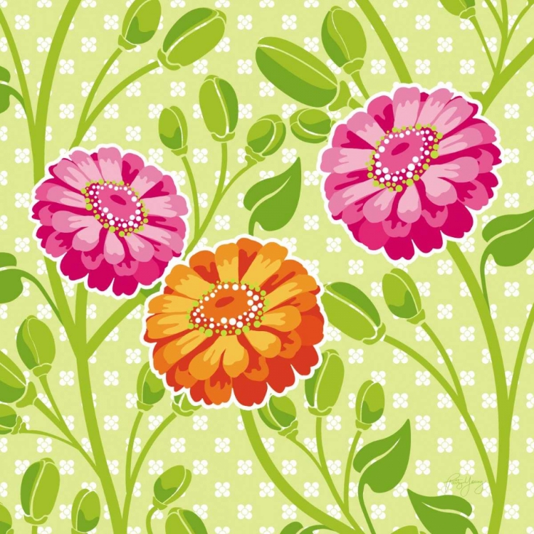 Picture of ZINNIAS I