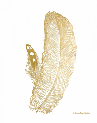 Picture of FEATHER ON WHITE I