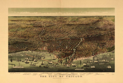 Picture of 1892 CHICAGO MAP