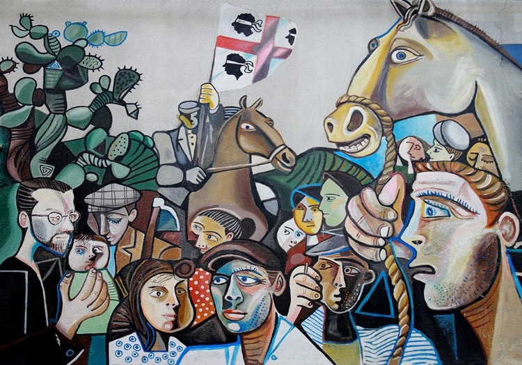 Picture of ORGOSOLO-SARDINIAN-PEOPLE-MURALS