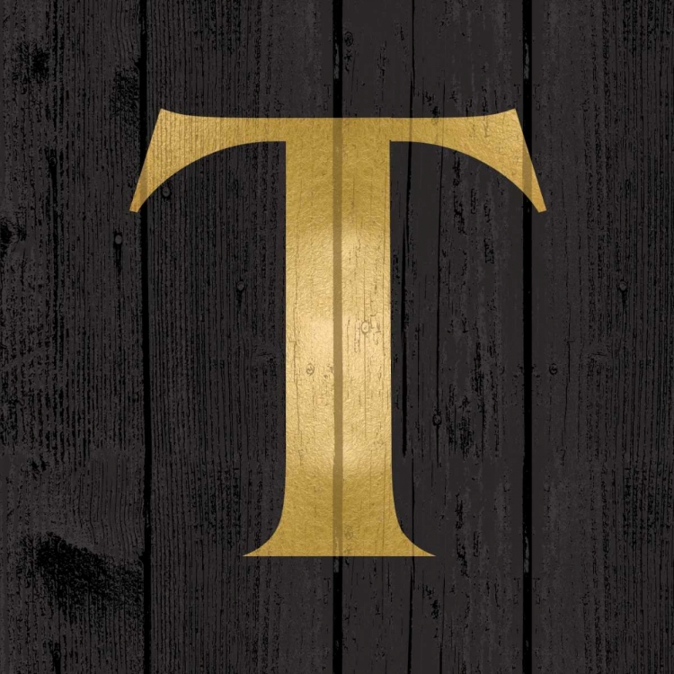 Picture of GOLD ALPHABET T