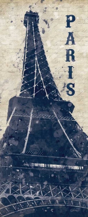 Picture of EIFFEL TOWER IN INDIGO