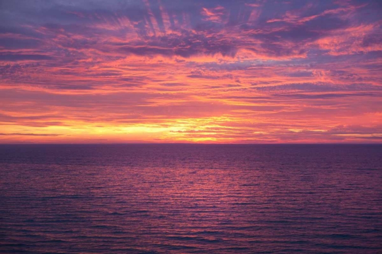 Picture of SUNSET AT SEA