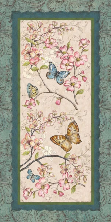 Picture of LE JARDIN BUTTERFLY PANEL I