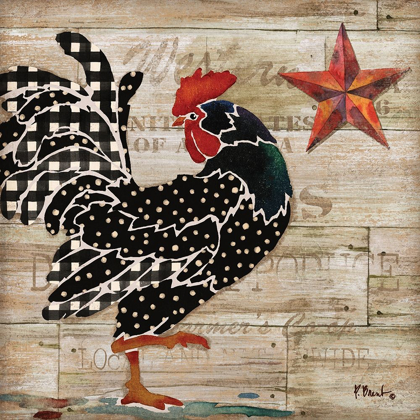 Picture of FARMHOUSE ROOSTER I