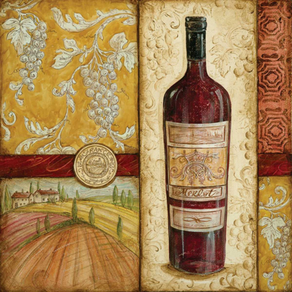 Picture of FRENCH WINE COLLAGE
