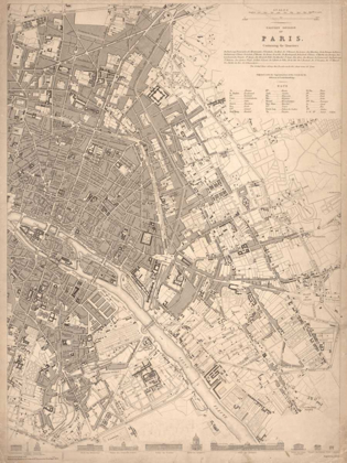 Picture of 1833 PARIS MAP
