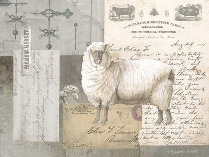 Picture of SHEEP ON EPHEMERA II