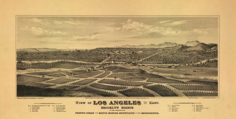 Picture of 1877 LOS ANGELES MAP