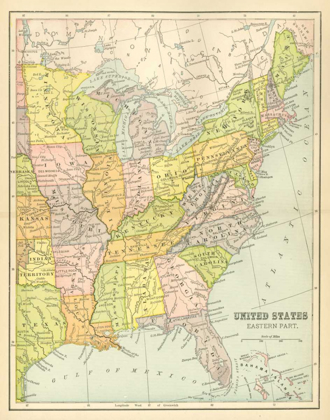 Picture of US MAP EAST