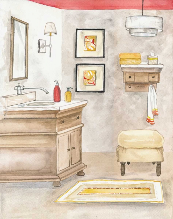 Picture of WATERCOLOR BATH I