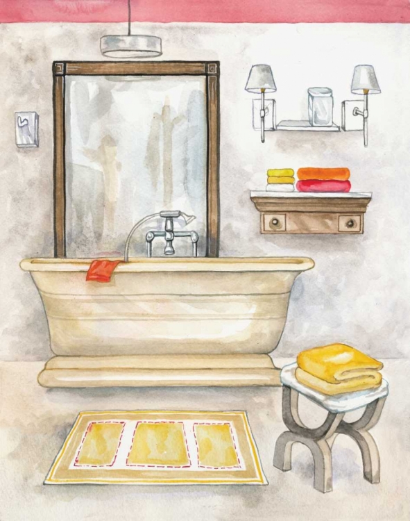 Picture of WATERCOLOR BATH II