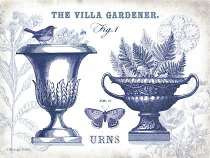 Picture of GARDEN URNS INDIGO