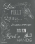 Picture of LIVE FULLY CHALKBOARD
