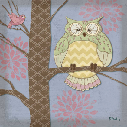Picture of PASTEL FANTASY OWLS I