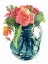Picture of BRIGHT ROSE BOUQUET I