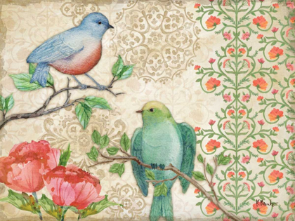 Picture of BLOSSOMING BIRDS II