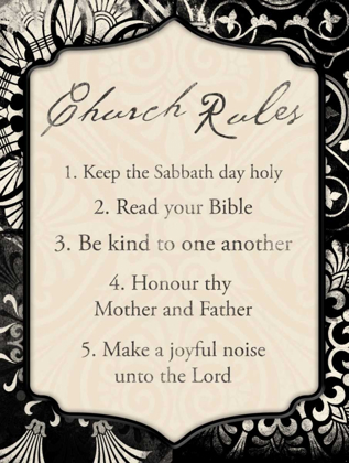 Picture of CHURCH RULES MATE