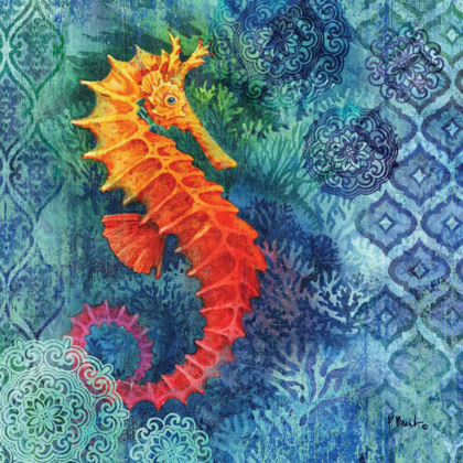 Picture of SEAHORSE BATIK SQ