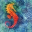 Picture of SEAHORSE BATIK SQ