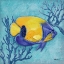 Picture of AZURE TROPICAL FISH V