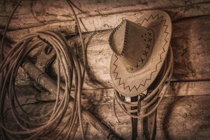 Picture of COWBOY HAT AND ROPE