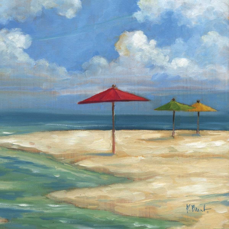 Picture of UMBRELLA BEACHSCAPE SQ. I