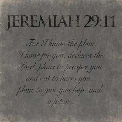 Picture of JEREMIAH 29-11