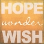 Picture of HOPE WONDER WISH ORANGE