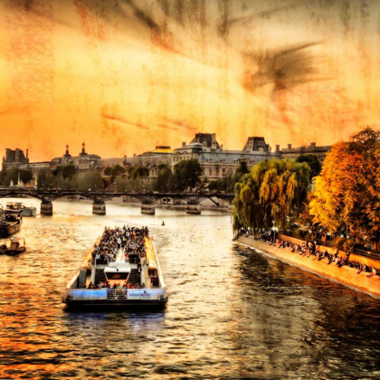 Picture of RIVER SEINE AT SUNSET II