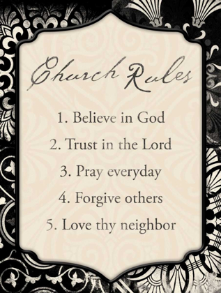 Picture of CHURCH RULES