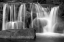 Picture of SUNSET WATERFALL I BW
