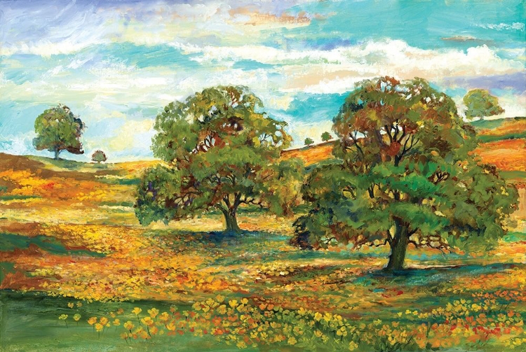 Picture of WILD POPPY LANDSCAPE II