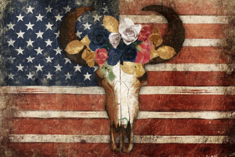 Picture of AMERICAN FLORAL BULL